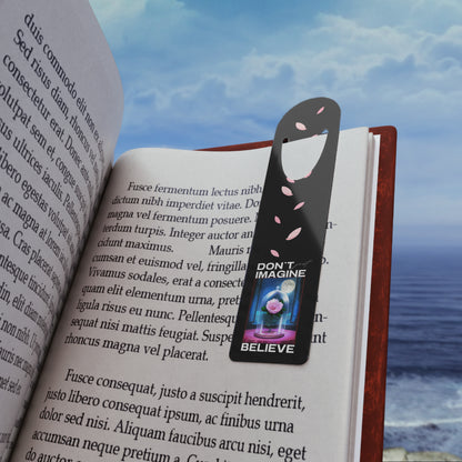 Iconic Rosa de Bayahibe Metal Bookmark – Don’t Imagine, Just Believe from the Beauty and the Galipote