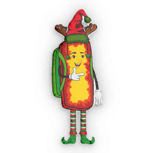 Holiday Fried Cheese Pillow Toy - Limited Edition Character from Mangú Con Los Tres Golpes