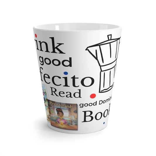 Drink Good Cafecito with a Dominican Book Mug