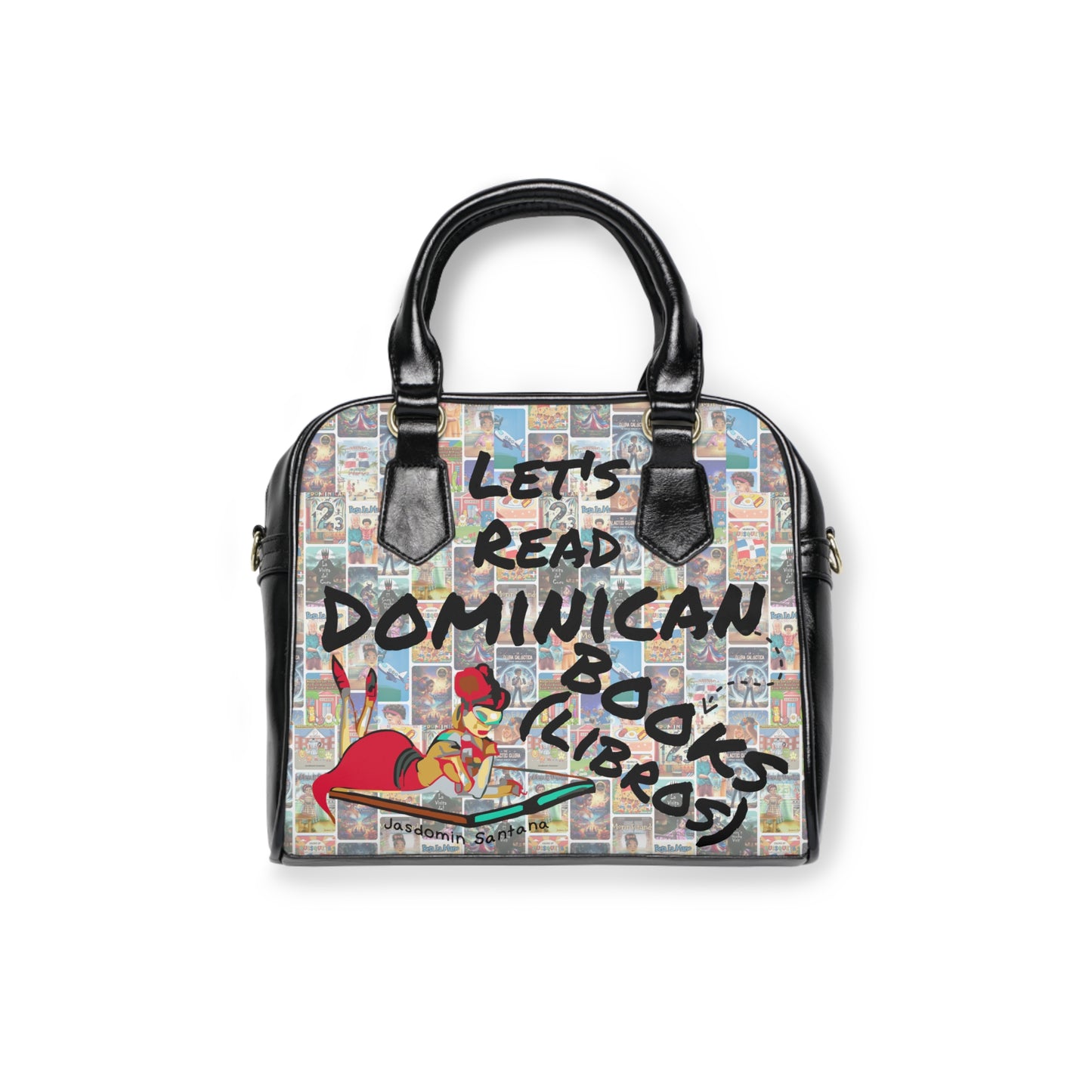 "Let’s Read Dominican Libros" Shoulder Bag – Support Dominican Literature